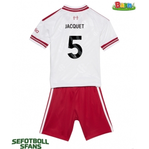 Liverpool Jeremy Jacquet #5 Bortaställ Barn 2026-27 Kortärmad (+ Korta byxor)